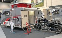 USED 2026 TRIGANO MINI FREESTYLE 300 RACING EDITION CRV/MBK CARRIER 2 BERTH +MOTORBIKE OR BIKES