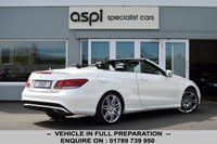 USED 2016 66 MERCEDES-BENZ E-CLASS 3.0 E350d V6 AMG Line Edition Cabriolet 2dr Diesel G-Tronic+ Euro 6 (s/s) (258 ps) BLACK ANTHRACITE LEATHER, SATELLITE NAVIGATION - COMAND, MB CONNECT, SMARTPHONE INTEGRATION PACKAGE INC APPLE CARPLAY, AUTOMATIC HIGH BEAM SWITCH PLUS, 19&rdquo; AMG ALLOY WHEELS, AMG STYLING PACKAGE, HEATED FRONT SEATS, AMG SPORTS PACKAGE, MIRROR PACKAGE, ACTIVE PARK ASSIST, THROUGH LOADING FEATURE, CUP HOLDER, E CALL EMERGENCY SYSTEM, AIRSCARF, PADDLE SHIFT, ELECTRIC FOLDING MIRRORS, DAB