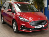 USED 2023 23 FORD GALAXY 2.5h Duratec Titanium MPV 5dr Petrol Hybrid CVT Euro 6 (s/s) (190 ps) LUX PACK SAT NAV LEATHER HEATED SEATS CRUISE CONTROL PARKING SENSORS 1 OWNER SERVICE HISTORY WARRANTY