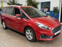 USED 2023 23 FORD GALAXY 2.5h Duratec Titanium MPV 5dr Petrol Hybrid CVT Euro 6 (s/s) (190 ps) LUX PACK SAT NAV LEATHER HEATED SEATS CRUISE CONTROL PARKING SENSORS 1 OWNER SERVICE HISTORY WARRANTY