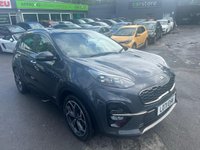 USED 2021 71 KIA SPORTAGE Grey 1.6 T-GDi GT-Line S SUV, 70,000 miles, Euro 6, Automatic AWD, 19in alloys, 360 Camera, CarPlay/Android Auto, JBL Audio, sat nav and much more! This 2021 Kia Sportage T-GDi GT-Line S boasts a full dealership service history at 9K, 19K, 28K, 38K, 48K, 67K , with its last service completed on 2026-03-03 at 67,894 miles, and an MOT valid until September 2026. This Euro 6 compliant, four wheel drive model is powered by a 1.6 litre petrol engine and comes with a 3 month warranty for your peace of mind. Inside, you'll find a wealth of features designed for comfort and convenience, including heated front and outer rear seats, a panoramic elect