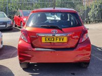 USED 2013 13 TOYOTA YARIS 1.33 Dual VVT-i T Spirit Hatchback 5dr Petrol Manual Euro 5 (101 ps) 