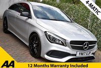 USED 2017 17 MERCEDES-BENZ CLA CLA220d AMG-LINE 4-MATIC SHOOTING BRAKE 7G-DCT 175 BHP (EURO 6) CarPlay / Navigation / Cruise