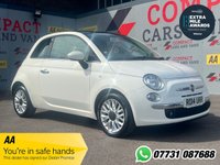 USED 2014 14 FIAT 500 1.2 Lounge Hatchback 3dr Petrol Dualogic Euro 6 (s/s) (69 bhp) AUTO !!!!