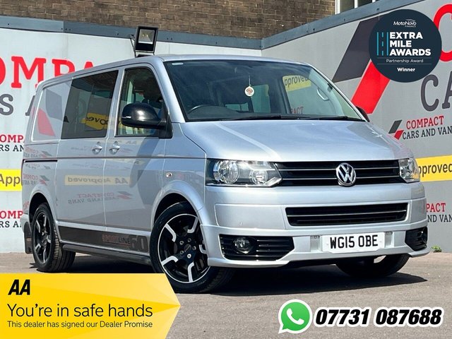 View our Volkswagen Transporter Sportline 2.0 BiTDI Sportline T32 Kombi 4dr Diesel DSG L1 H1 (214 g/km, 178 bhp)