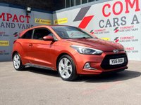USED 2015 15 HYUNDAI I20 1.2 Sport Coupe 3dr Petrol Manual Euro 6 (84 ps) LOW RUNNING COSTS !!!