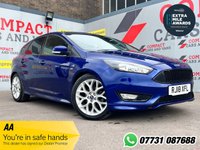 USED 2018 18 FORD FOCUS 1.0T EcoBoost ST-Line Hatchback 5dr Petrol Manual Euro 6 (s/s) (140 ps) LOW MILES, PARKING SENSORS, SAT NAV!!!