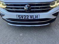 USED 2022 22 VOLKSWAGEN TIGUAN 2.0 TDI Elegance SUV 5dr Diesel DSG 4Motion Euro 6 (s/s) (150 ps) PAN ROOF+R.CAM+1 OWNER+FVWSH