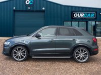 USED 2017 AUDI Q3 2.0 TDI Black Edition SUV 5dr Diesel Manual quattro Euro 6 (s/s) (184 ps) FULL HISTORY, CAMO GREEN, BOSE!