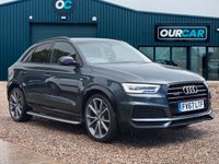 USED 2017 AUDI Q3 2.0 TDI Black Edition SUV 5dr Diesel Manual quattro Euro 6 (s/s) (184 ps) FULL HISTORY, CAMO GREEN, BOSE!