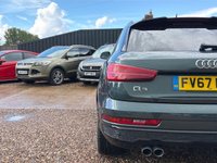 USED 2017 AUDI Q3 2.0 TDI Black Edition SUV 5dr Diesel Manual quattro Euro 6 (s/s) (184 ps) FULL HISTORY, CAMO GREEN, BOSE!