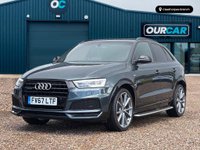 USED 2017 AUDI Q3 2.0 TDI Black Edition SUV 5dr Diesel Manual quattro Euro 6 (s/s) (184 ps) FULL HISTORY, CAMO GREEN, BOSE!