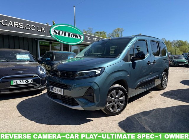 2025 VAUXHALL COMBO LIFE ELECTRIC 52KWH ULTIMATE MPV 5DR ELECTRIC AUTO 7.4KW CHARGER 136 PS... photo