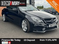 USED 2017 17 MERCEDES-BENZ E-CLASS 2.1 E220d AMG Line Edition Cabriolet 2dr Diesel G-Tronic+ Euro 6 (s/s) (177 ps) SERVICED IF REQUIRED AND A MINIMUM OF 9 MONTHS MOT WITHIN THE SALE
