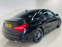 USED 2017 17 MERCEDES-BENZ CLA 2.1 CLA220d AMG Line Coupe 4dr Diesel 7G-DCT Euro 6 (s/s) (177 ps) Cosmos Black | Black Alcantara Interior | Night Pack | Privacy Glass | Apple CarPlay | Sat Nav | Low Road Tax | ULEZ OK