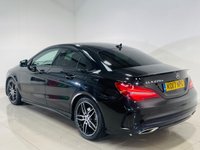 USED 2017 17 MERCEDES-BENZ CLA 2.1 CLA220d AMG Line Coupe 4dr Diesel 7G-DCT Euro 6 (s/s) (177 ps) Cosmos Black | Black Alcantara Interior | Night Pack | Privacy Glass | Apple CarPlay | Sat Nav | Low Road Tax | ULEZ OK