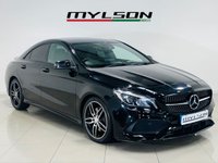USED 2017 17 MERCEDES-BENZ CLA 2.1 CLA220d AMG Line Coupe 4dr Diesel 7G-DCT Euro 6 (s/s) (177 ps) Cosmos Black | Black Alcantara Interior | Night Pack | Privacy Glass | Apple CarPlay | Sat Nav | Low Road Tax | ULEZ OK
