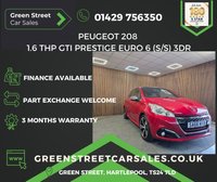 USED 2016 66 PEUGEOT 208 1.6 THP GTi Prestige Euro 6 (s/s) 3dr Serviced+MOTd+3 Month Warranty