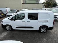 USED 2021 21 PEUGEOT PARTNER 1.5 BlueHDi 850 Professional Long Crew Van Double Cab 6dr Diesel Manual LWB Euro 6 (100 bhp) SERVICED @ 11 19 36 52 66 82 k