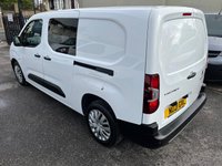 USED 2021 21 PEUGEOT PARTNER 1.5 BlueHDi 850 Professional Long Crew Van Double Cab 6dr Diesel Manual LWB Euro 6 (100 bhp) SERVICED @ 11 19 36 52 66 82 k