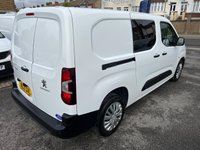 USED 2021 21 PEUGEOT PARTNER 1.5 BlueHDi 850 Professional Long Crew Van Double Cab 6dr Diesel Manual LWB Euro 6 (100 bhp) SERVICED @ 11 19 36 52 66 82 k