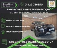 USED 2017 17 LAND ROVER RANGE ROVER EVOQUE 2.0 eD4 SE SUV 5dr Diesel Manual FWD Euro 6 (s/s) (150 ps) Serviced+MOTd+3 Month Warranty