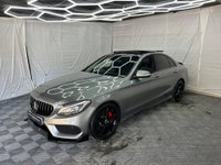 USED 2015 15 MERCEDES-BENZ C CLASS 2.1 C300dh AMG Line (Premium Plus) Saloon 4dr Diesel Hybrid G-Tronic+ Euro 6 (s/s) (231 ps) PAN ROOF+BODYKIT+TOP SPEC C300