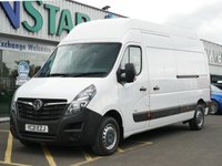 USED 2021 21 VAUXHALL MOVANO 3500 2.3 CDTI 135 BHP BI TURBO L3 LONG H3 EXTRA HIGH ROOF 1 OWNER | AIR CON | L3 LONG | X-HIGH ROOF