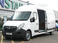 USED 2021 21 VAUXHALL MOVANO 3500 2.3 CDTI 135 BHP BI TURBO L3 LONG H3 EXTRA HIGH ROOF 1 OWNER | AIR CON | L3 LONG | X-HIGH ROOF