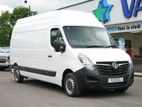 USED 2021 21 VAUXHALL MOVANO 3500 2.3 CDTI 135 BHP BI TURBO L3 LONG H3 EXTRA HIGH ROOF 1 OWNER | AIR CON | L3 LONG | X-HIGH ROOF