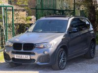USED 2016 66 BMW X3 2.0 20d M Sport Auto xDrive Euro 6 (s/s) 5dr PANROOF-HEATED LEATHER SEATS