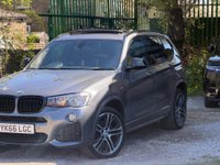 USED 2016 66 BMW X3 2.0 20d M Sport Auto xDrive Euro 6 (s/s) 5dr PANROOF-HEATED LEATHER SEATS