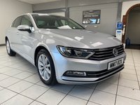 USED 2017 17 VOLKSWAGEN PASSAT 2.0 TDI SE Business Saloon 4dr Diesel DSG Euro 6 (s/s) (150 ps) REFLEX SILVER / AUTOMATIC / 9 SERVICES / TOUCHSCREEN APPLE CARPLAY & ANDROID AUTO / POWERFOLD MIRRORS / ACTIVE CRUISE CONTROL / FRONT & REAR SENSORS / DAB / HANDS FREE BOOT OPENING