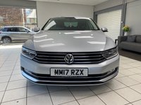 USED 2017 17 VOLKSWAGEN PASSAT 2.0 TDI SE Business Saloon 4dr Diesel DSG Euro 6 (s/s) (150 ps) REFLEX SILVER / AUTOMATIC / 9 SERVICES / TOUCHSCREEN APPLE CARPLAY & ANDROID AUTO / POWERFOLD MIRRORS / ACTIVE CRUISE CONTROL / FRONT & REAR SENSORS / DAB / HANDS FREE BOOT OPENING