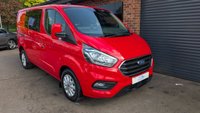 USED 2022 22 FORD TRANSIT CUSTOM 2.0 300 EcoBlue Limited Crew Van Double Cab 5dr Diesel Manual L1 H1 Euro 6 (s/s) (6 Seat) (170 ps) *** SAT NAV - CRUISE CONTROL - AIR CON ***