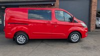 USED 2022 22 FORD TRANSIT CUSTOM 2.0 300 EcoBlue Limited Crew Van Double Cab 5dr Diesel Manual L1 H1 Euro 6 (s/s) (6 Seat) (170 ps) *** SAT NAV - CRUISE CONTROL - AIR CON ***