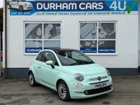 USED 2018 18 FIAT 500 1.2 Lounge Hatchback 3dr Petrol Manual Euro 6 (s/s) (69 bhp) 