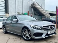 USED 2014 64 MERCEDES-BENZ C CLASS 2.1 C220 BlueTEC AMG Line G-Tronic+ Euro 6 (s/s) 4dr ULEZ NEW MOT SERVICE