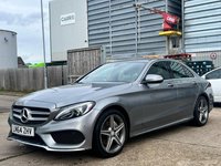 USED 2014 64 MERCEDES-BENZ C CLASS 2.1 C220 BlueTEC AMG Line G-Tronic+ Euro 6 (s/s) 4dr ULEZ NEW MOT SERVICE
