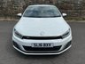 USED 2016 16 VOLKSWAGEN SCIROCCO 2.0 TDI BlueMotion Tech R-Line Hatchback 3dr Diesel Manual Euro 6 (s/s) (150 ps) What a truly stunning car this is!!! White with BIG silver alloy wheels and black leather interior