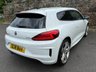 USED 2016 16 VOLKSWAGEN SCIROCCO 2.0 TDI BlueMotion Tech R-Line Hatchback 3dr Diesel Manual Euro 6 (s/s) (150 ps) What a truly stunning car this is!!! White with BIG silver alloy wheels and black leather interior