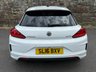 USED 2016 16 VOLKSWAGEN SCIROCCO 2.0 TDI BlueMotion Tech R-Line Hatchback 3dr Diesel Manual Euro 6 (s/s) (150 ps) What a truly stunning car this is!!! White with BIG silver alloy wheels and black leather interior