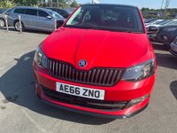 USED 2016 66 SKODA FABIA 1.2 Petrol (TSI), Monte Carlo, 5 Door Hatchback, Manual, Euro 6, �&pound;20 Yearly Road Tax (Low Emissions). FULL 12 MONTH MOT WITH EVERY CAR