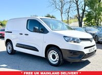USED 2022 22 TOYOTA PROACE CITY 1.5 BlueHDi Active Short Panel Van 5dr Diesel Manual SWB 100 bhp * + VAT * 