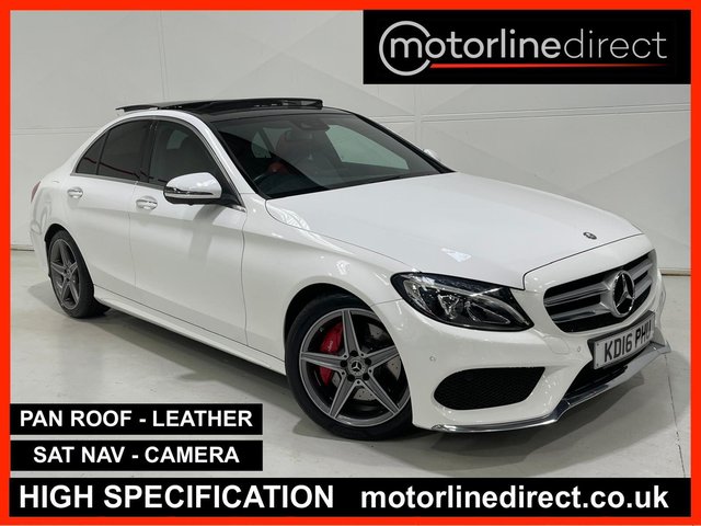 2016 MERCEDES C CLASS 2.1 C300DH AMG LINE PREMIUM PLUS SALOON 4DR DIESEL HYBRID G TRONIC... photo