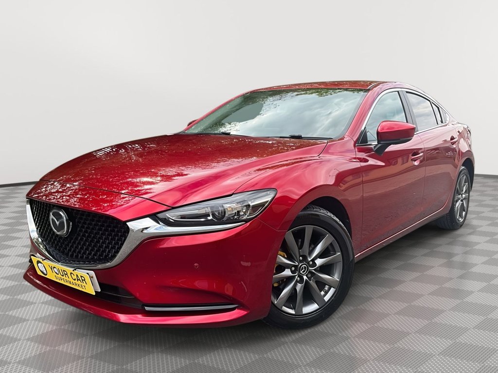 USED 2018 68 MAZDA MAZDA6 2.0 SKYACTIV-G SE-L Nav+ Saloon 4dr Petrol Auto Euro 6 (s/s) (145 ps) HUD, Rear Camera
