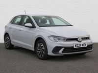 USED 2024 24 VOLKSWAGEN POLO 1.0 TSI Life Hatchback 5dr Petrol Manual Euro 6 (s/s) (95 ps) PARKING SENSORS, BLUETOOTH, CARPLAY
