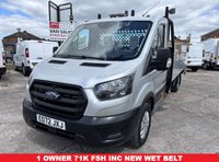 USED 2022 72 FORD TRANSIT 2.0 350 EcoBlue HD Leader Dropside Truck 2dr Diesel Manual RWD L4 Euro 6 (s/s) (SRW) (130 ps) TAIL LIFT 1 OWNER 71K FSH INC WET BELT CHANGE