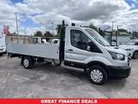 USED 2022 72 FORD TRANSIT 2.0 350 EcoBlue HD Leader Dropside Truck 2dr Diesel Manual RWD L4 Euro 6 (s/s) (SRW) (130 ps) TAIL LIFT 1 OWNER 71K FSH INC WET BELT CHANGE