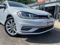USED 2017 67 VOLKSWAGEN GOLF 2.0 TDI BlueMotion Tech GT Estate 5dr Diesel Manual Euro 6 (s/s) (150 ps) FULL GREY LEATHER | SAT NAV